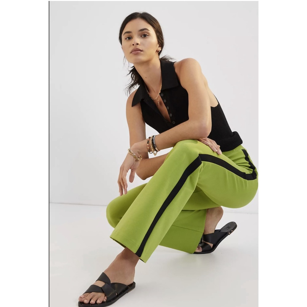 Anthropologie Maeve Ponte Flare Pants